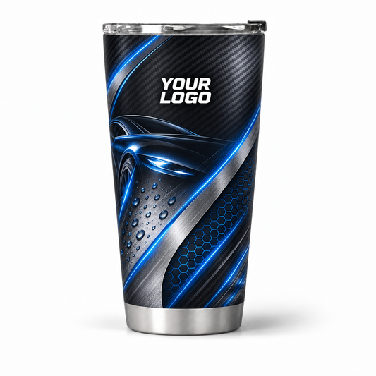 ADN072 personalized tumbler 20oz front product mockup