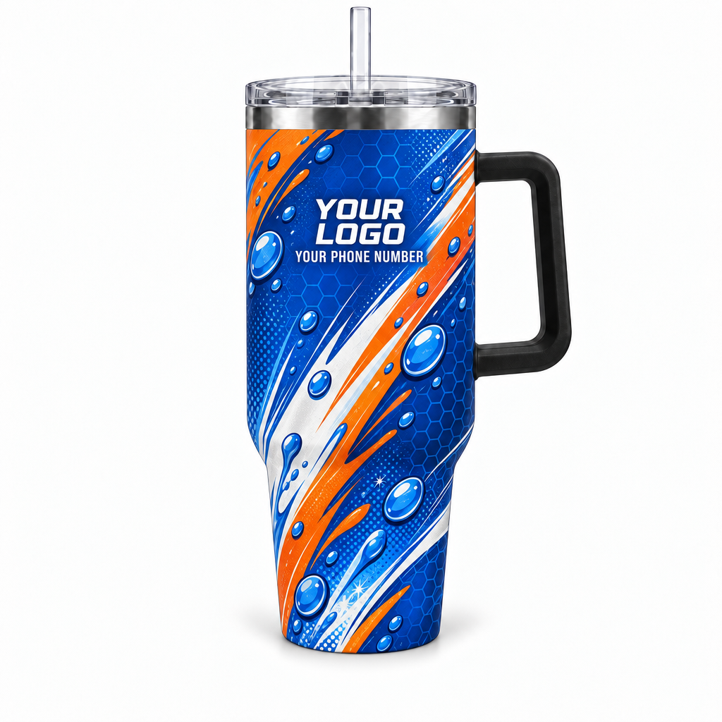 ADN073 personalized tumbler 40oz front product mockup
