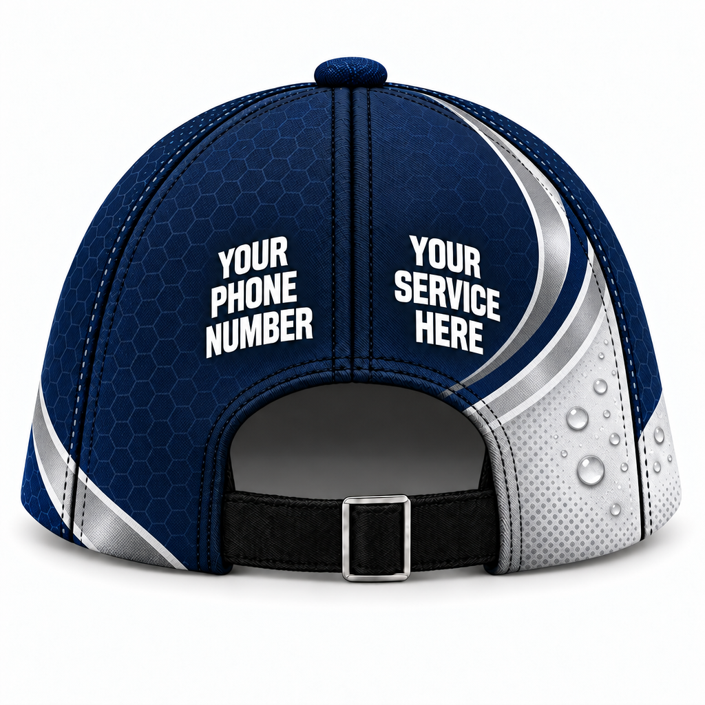 ADN074 personalized cap back product mockup