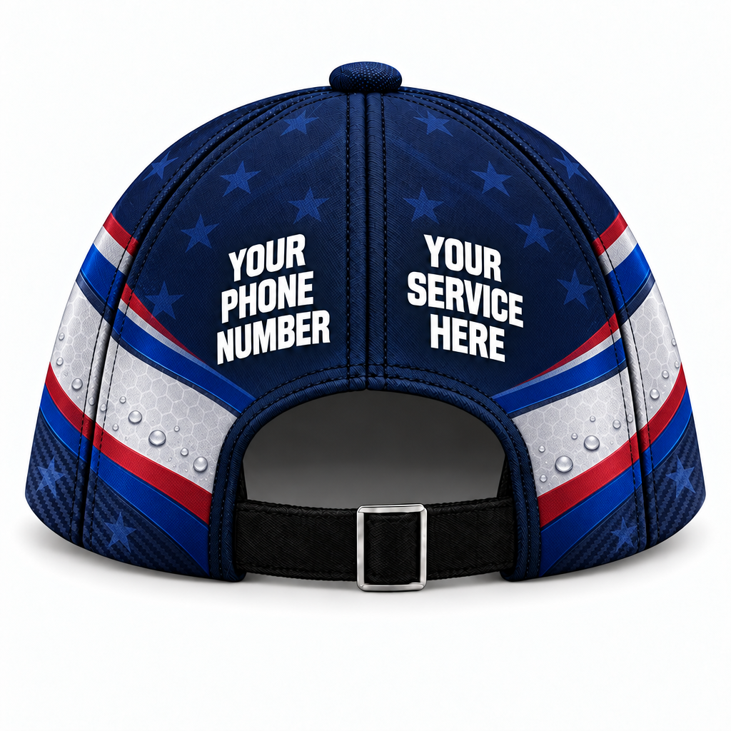 ADN075 personalized cap back product mockup