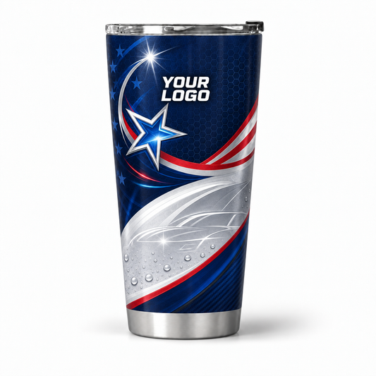 ADN075 personalized tumbler 20oz front product mockup
