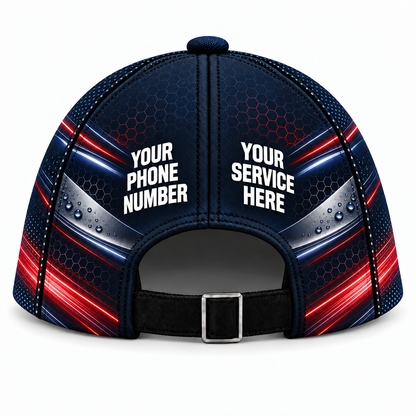 ADN077 personalized cap back product mockup
