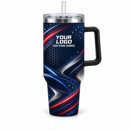 ADN077 personalized tumbler 40oz front product mockup