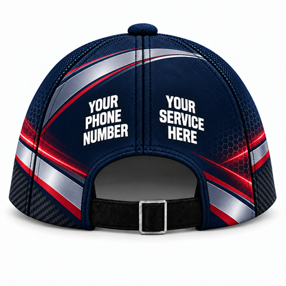 ADN078 personalized cap back product mockup