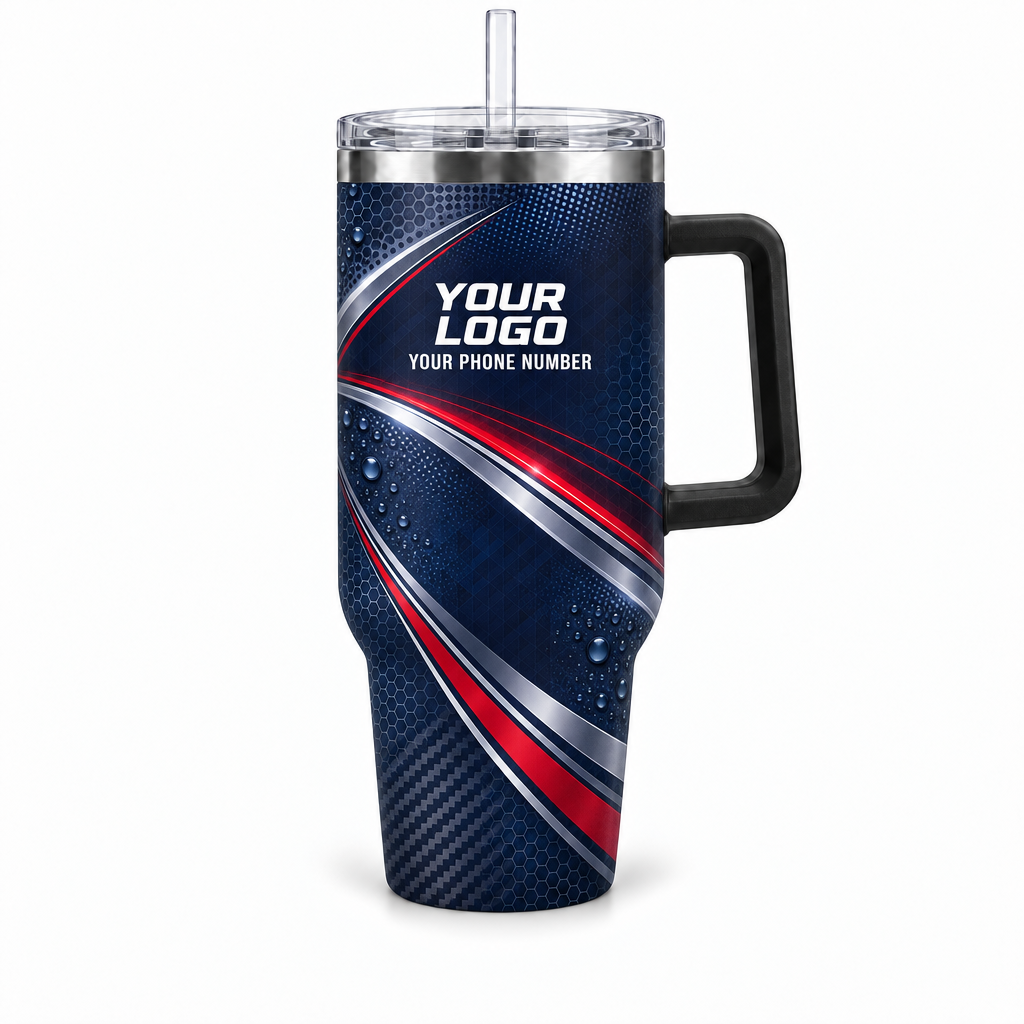 ADN078 personalized tumbler 40oz front product mockup