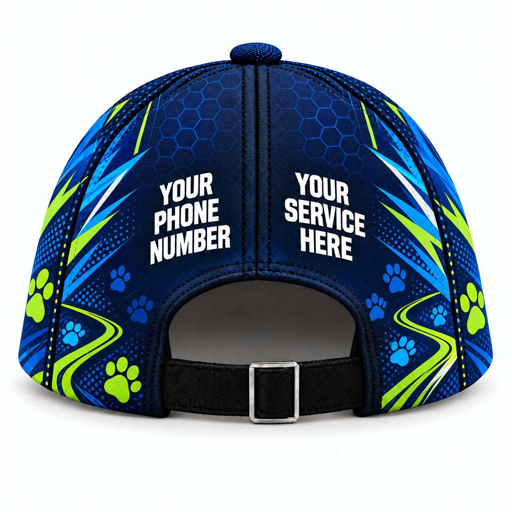 DWN001 personalized cap back product mockup