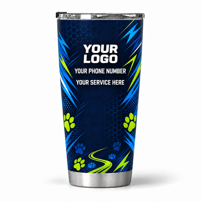 DWN001 personalized tumbler 20oz back product mockup