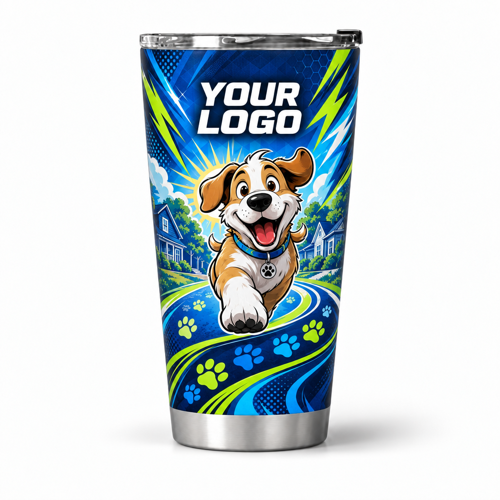 DWN001 personalized tumbler 20oz front product mockup