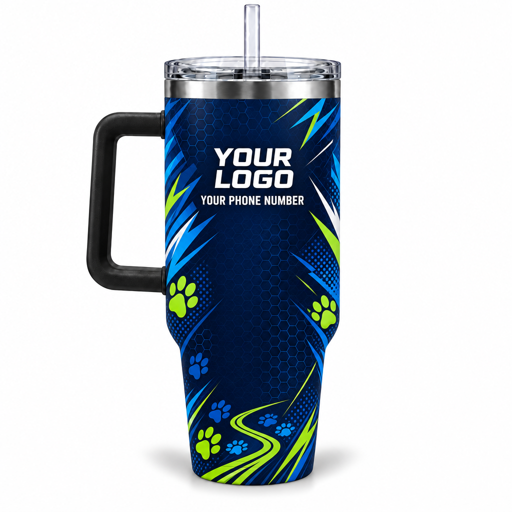 DWN001 personalized tumbler 40oz back product mockup
