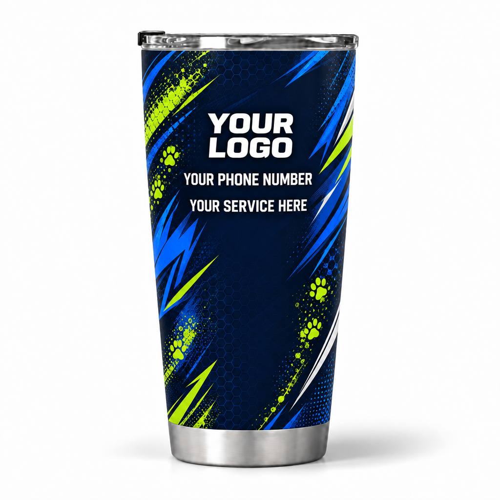 DWN002 personalized tumbler 20oz back product mockup