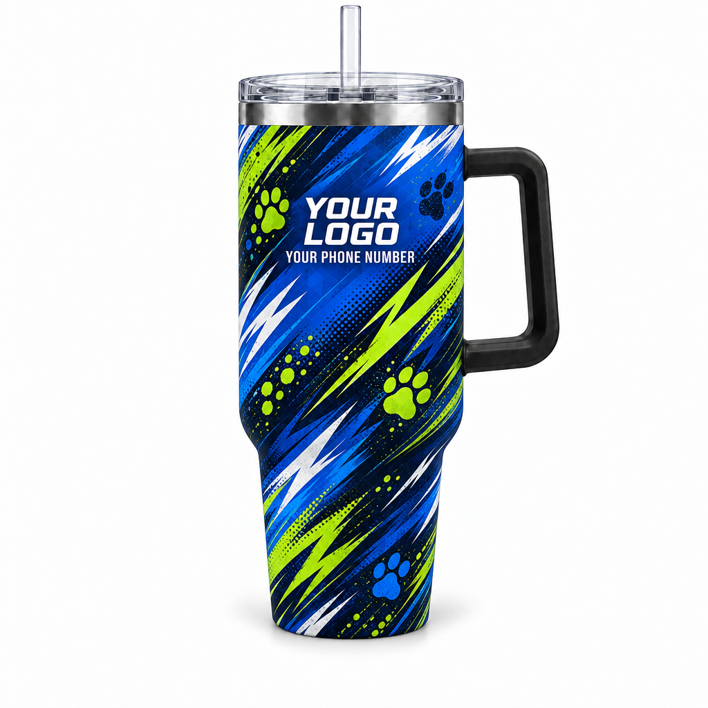 DWN002 personalized tumbler 40oz front product mockup