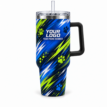 DWN002 personalized tumbler 40oz front product mockup