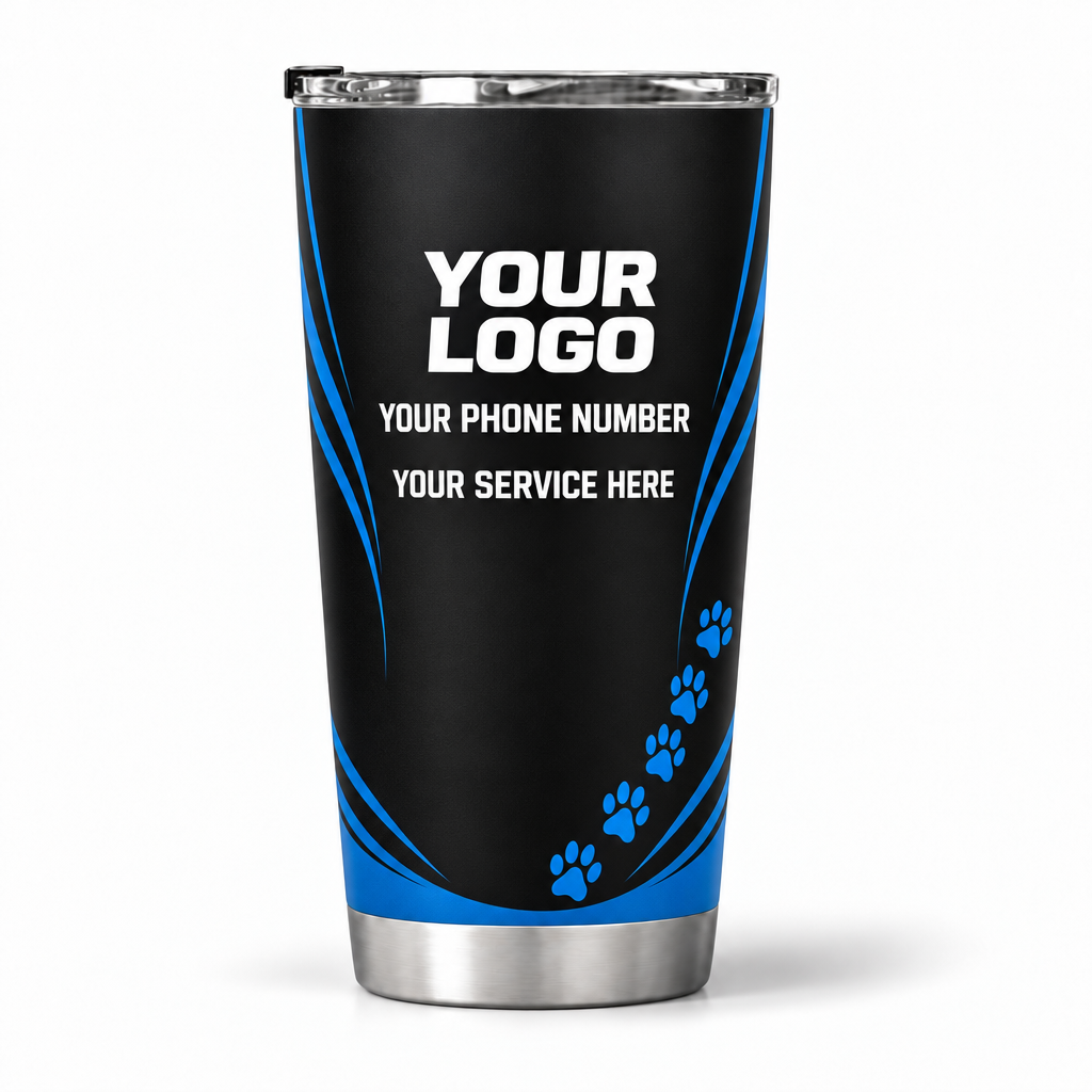 DWN003 personalized tumbler 20oz back product mockup