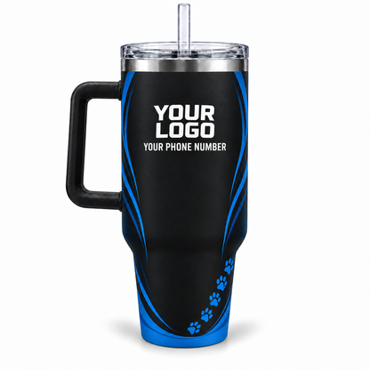 DWN003 personalized tumbler 40oz back product mockup