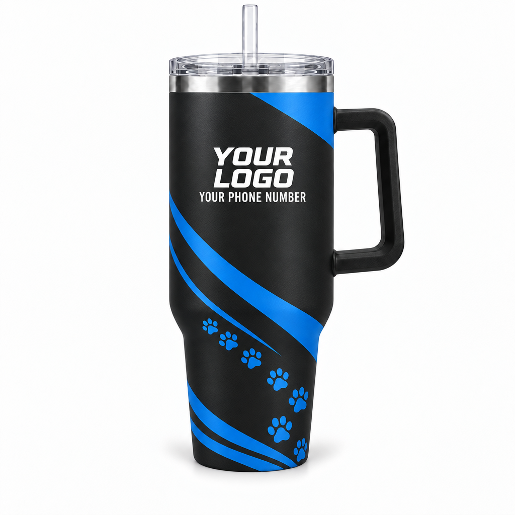 DWN003 personalized tumbler 40oz front product mockup