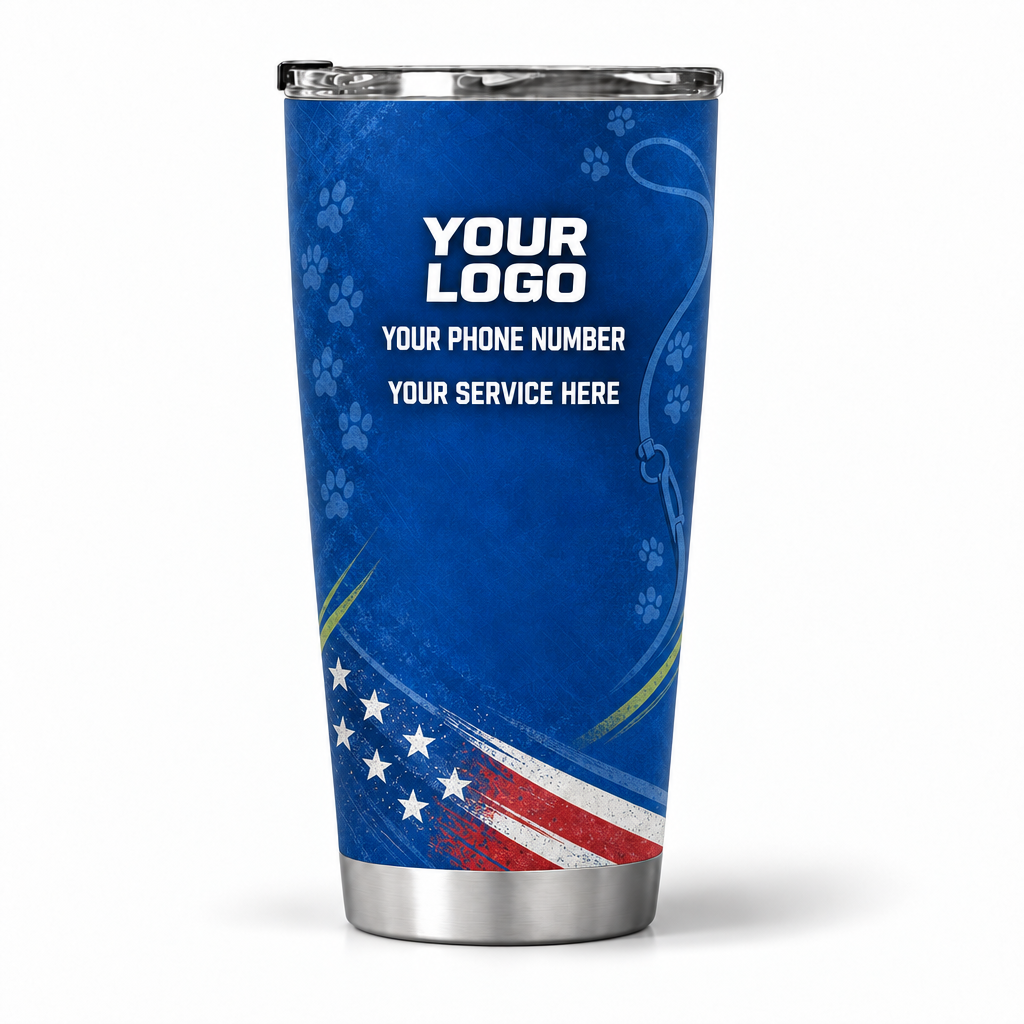 DWN004 personalized tumbler 20oz back product mockup