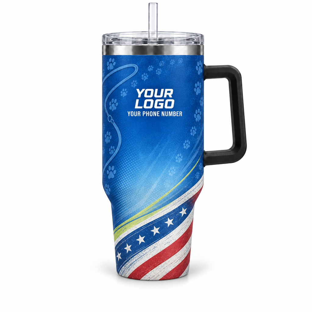 DWN004 personalized tumbler 40oz front product mockup