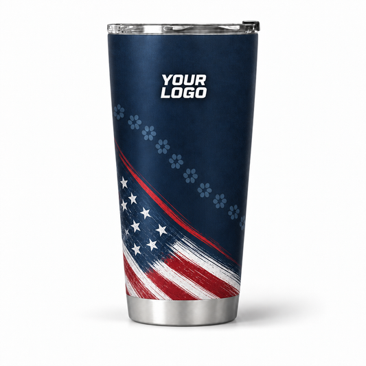 DWN005 personalized tumbler 20oz front product mockup