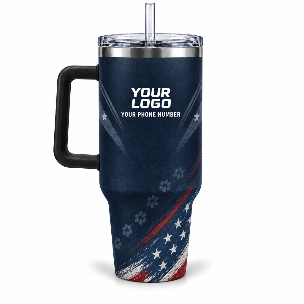 DWN005 personalized tumbler 40oz back product mockup