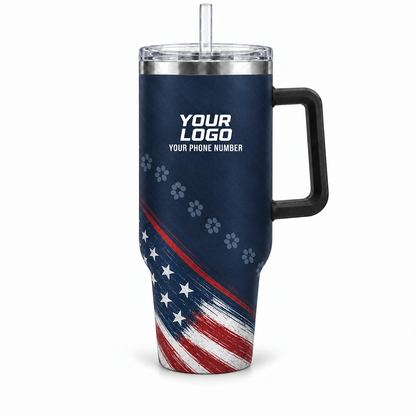 DWN005 personalized tumbler 40oz front product mockup