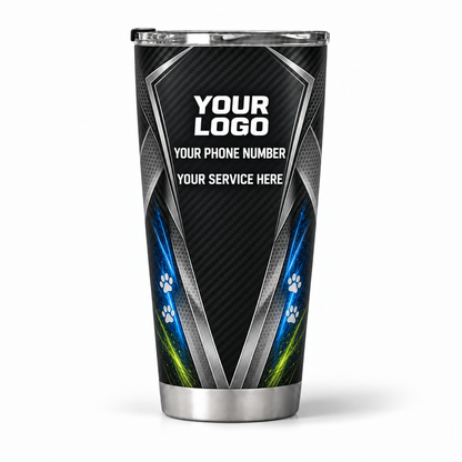 DWN006 personalized tumbler 20oz back product mockup