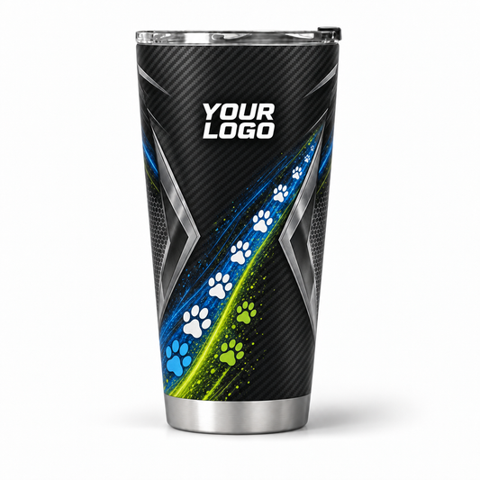 DWN006 personalized tumbler 20oz front product mockup