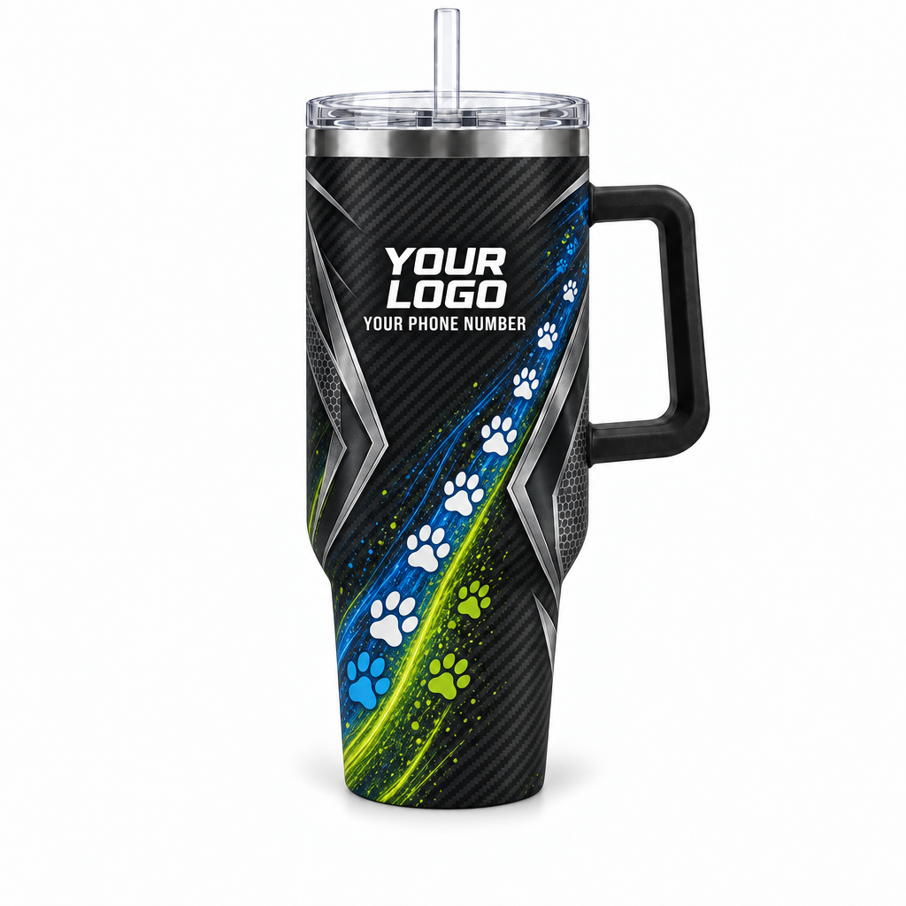 DWN006 personalized tumbler 40oz front product mockup