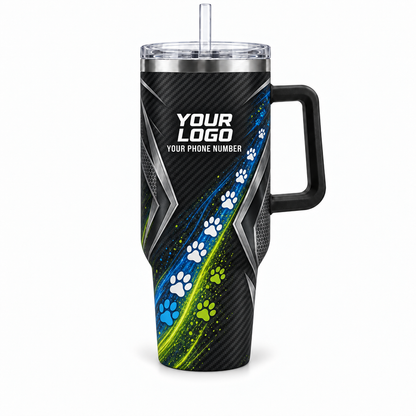 DWN006 personalized tumbler 40oz front product mockup