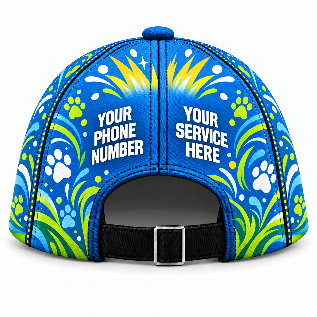 DWN007 personalized cap back product mockup