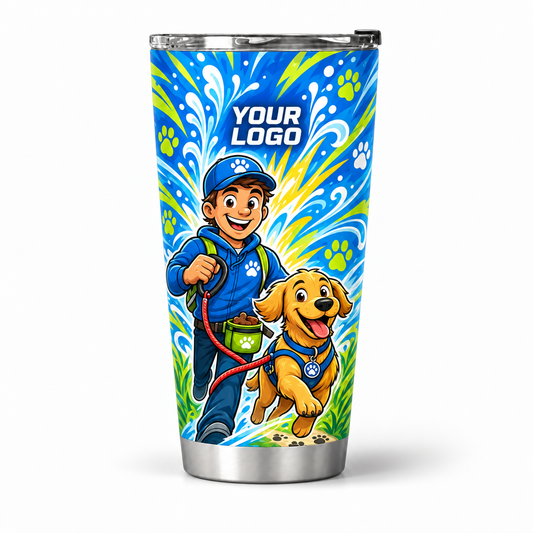 DWN007 personalized tumbler 20oz front product mockup