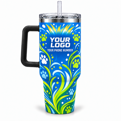 DWN007 personalized tumbler 40oz back product mockup
