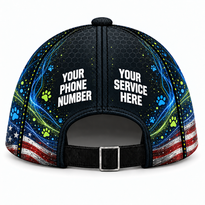 DWN008 personalized cap back product mockup