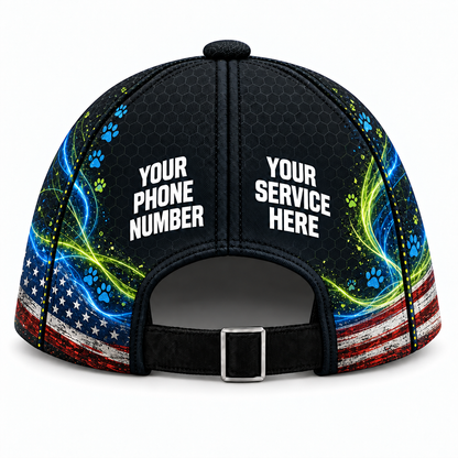 DWN009 personalized cap back product mockup