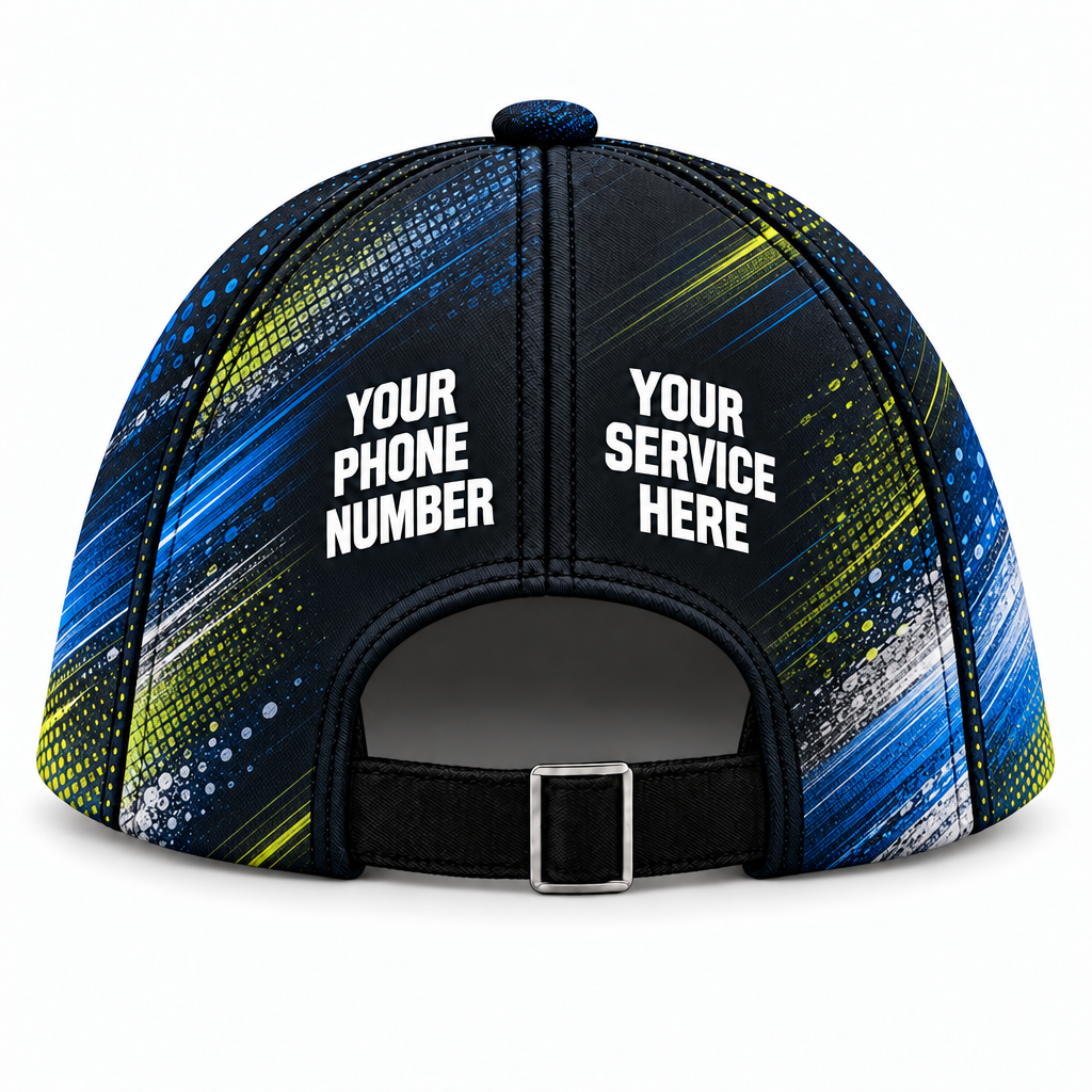 DWN010 personalized cap back product mockup