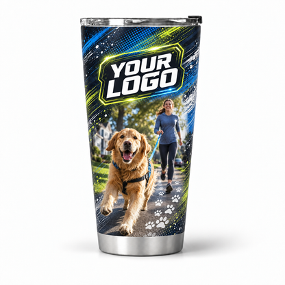 DWN010 personalized tumbler 20oz front product mockup