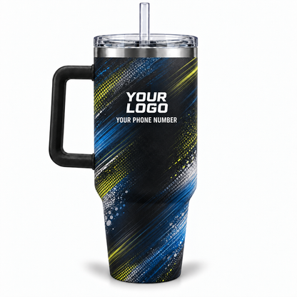 DWN010 personalized tumbler 40oz back product mockup