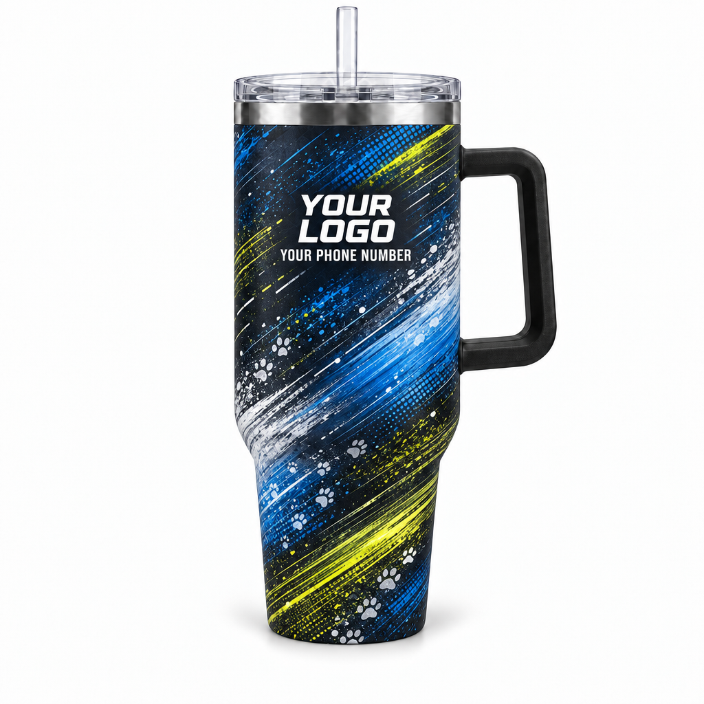 DWN010 personalized tumbler 40oz front product mockup