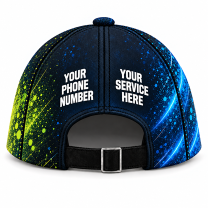 DWN011 personalized cap back product mockup