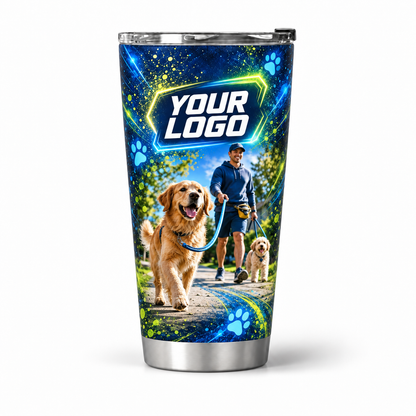 DWN011 personalized tumbler 20oz front product mockup