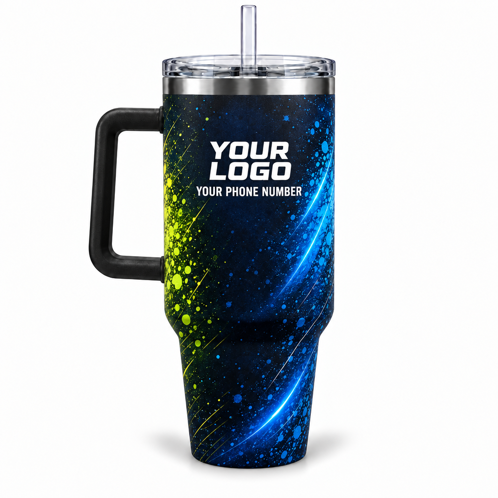 DWN011 personalized tumbler 40oz back product mockup