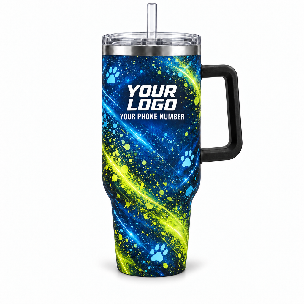 DWN011 personalized tumbler 40oz front product mockup