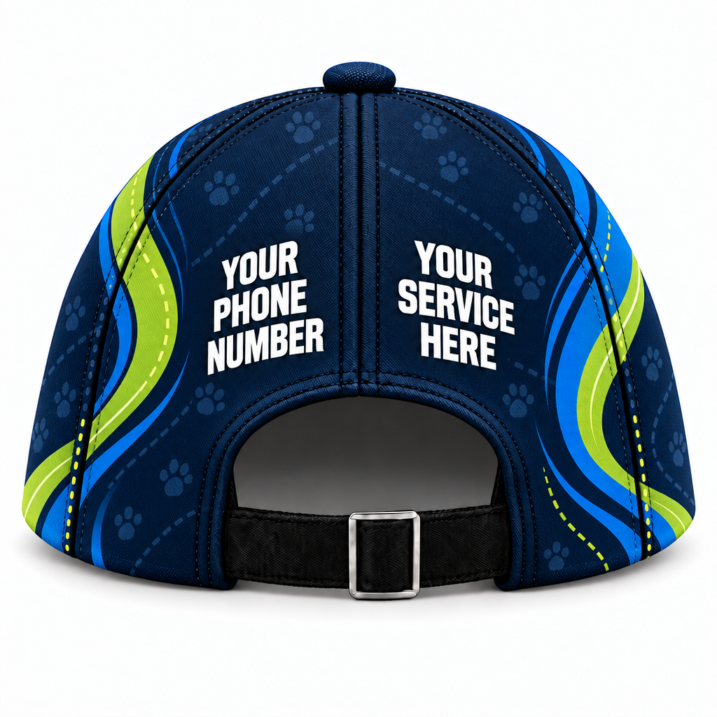 DWN012 personalized cap back product mockup
