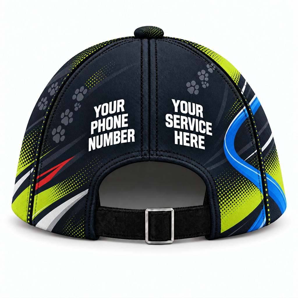 DWN013 personalized cap back product mockup