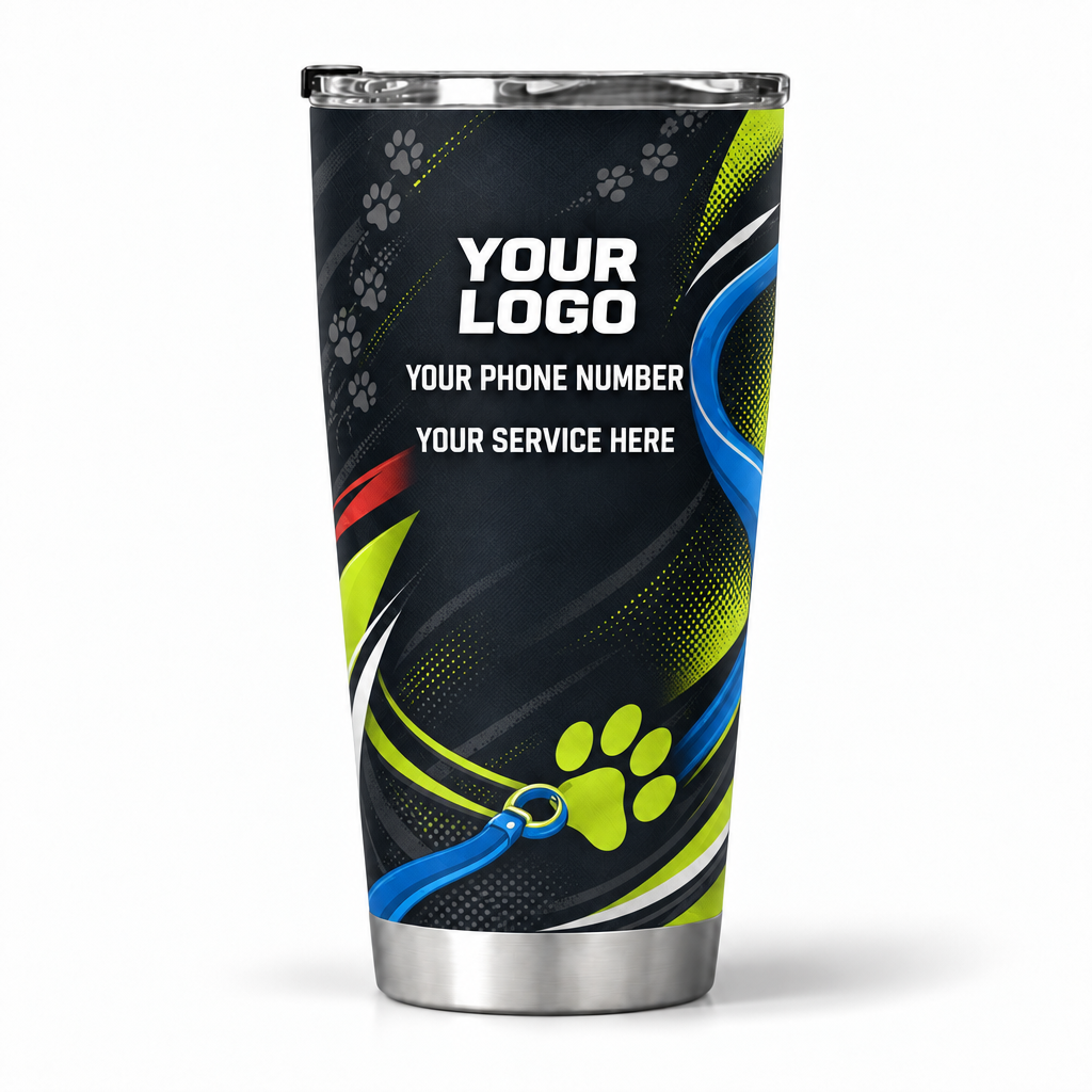 DWN013 personalized tumbler 20oz back product mockup