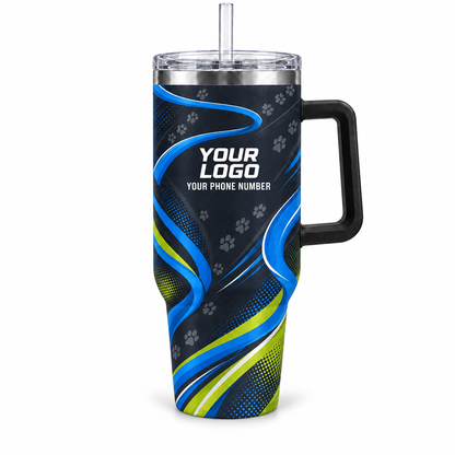 DWN013 personalized tumbler 40oz front product mockup