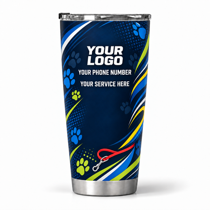 DWN014 personalized tumbler 20oz back product mockup