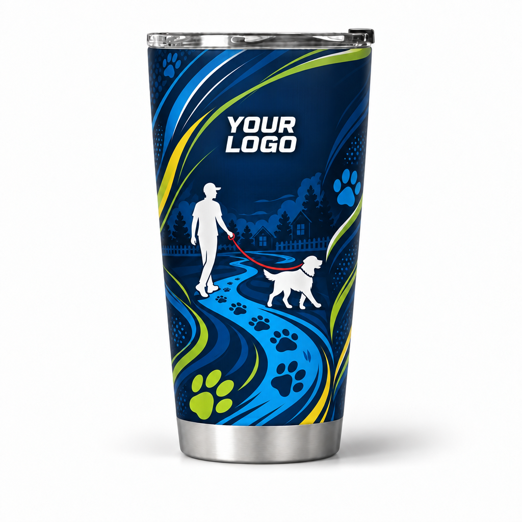 DWN014 personalized tumbler 20oz front product mockup