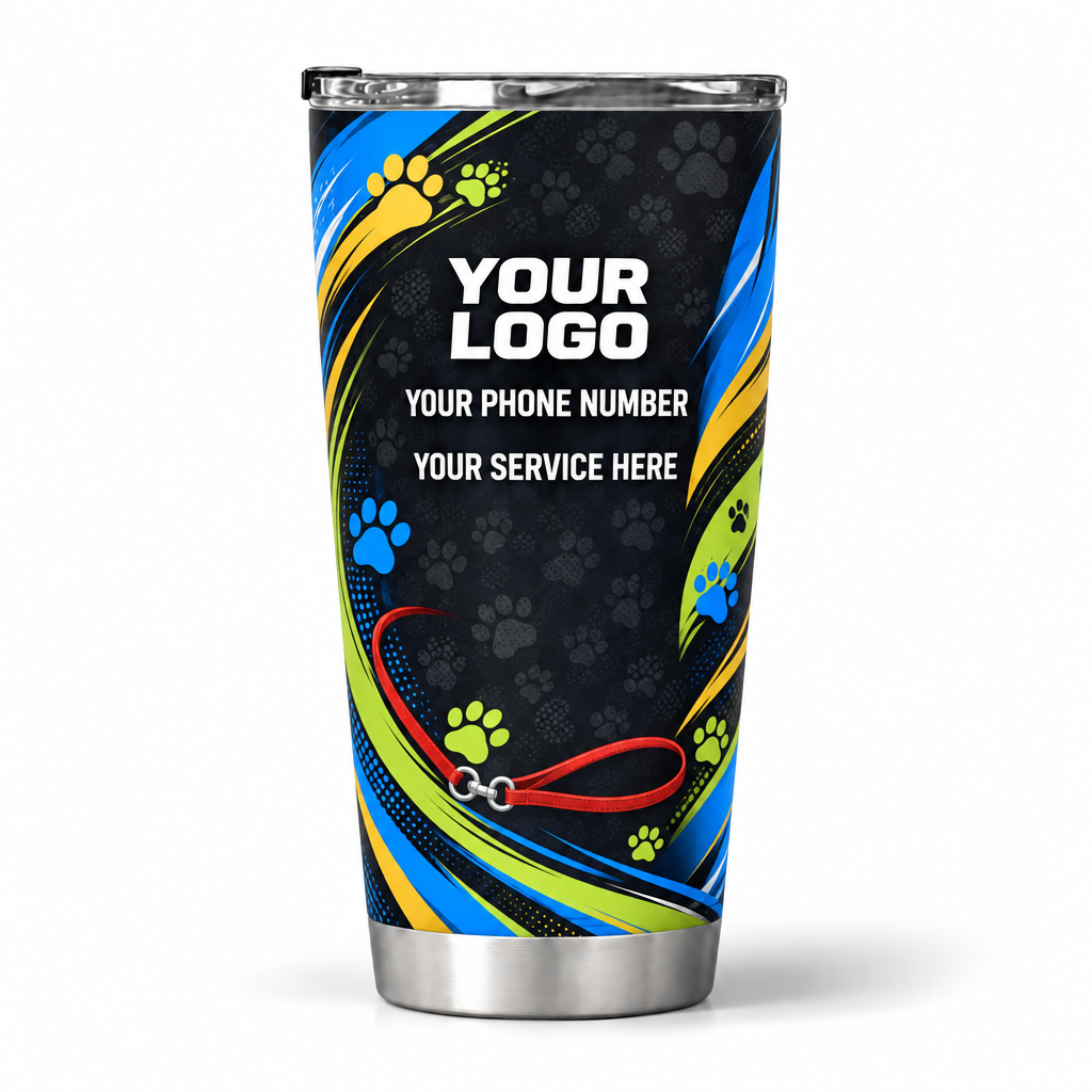 DWN015 personalized tumbler 20oz back product mockup