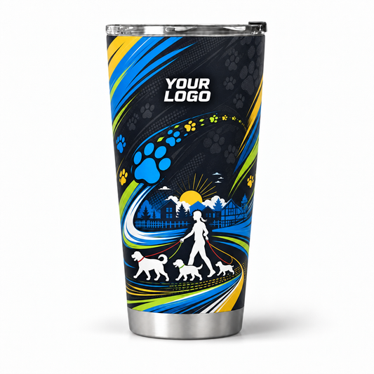DWN015 personalized tumbler 20oz front product mockup