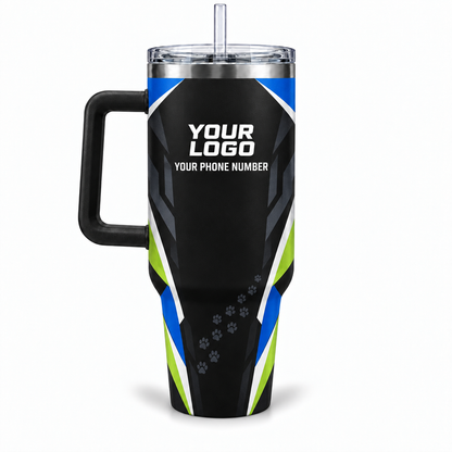 DWN016 personalized tumbler 40oz back product mockup